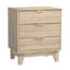 Ensemble de chambre à coucher 3 pièces, commode ouverte à 5 tiroirs, table de chevet à 3 tiroirs