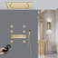 Robinet de douche thermostatique encastré télécommandé avec valve brute
