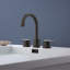 Robinet de lavabo de salle de bain surdimensionné en bronze huilé à 2 poignées à 3 trous et pivotant sur 360 ° à 3 trous avec bonde escamotable-118610644