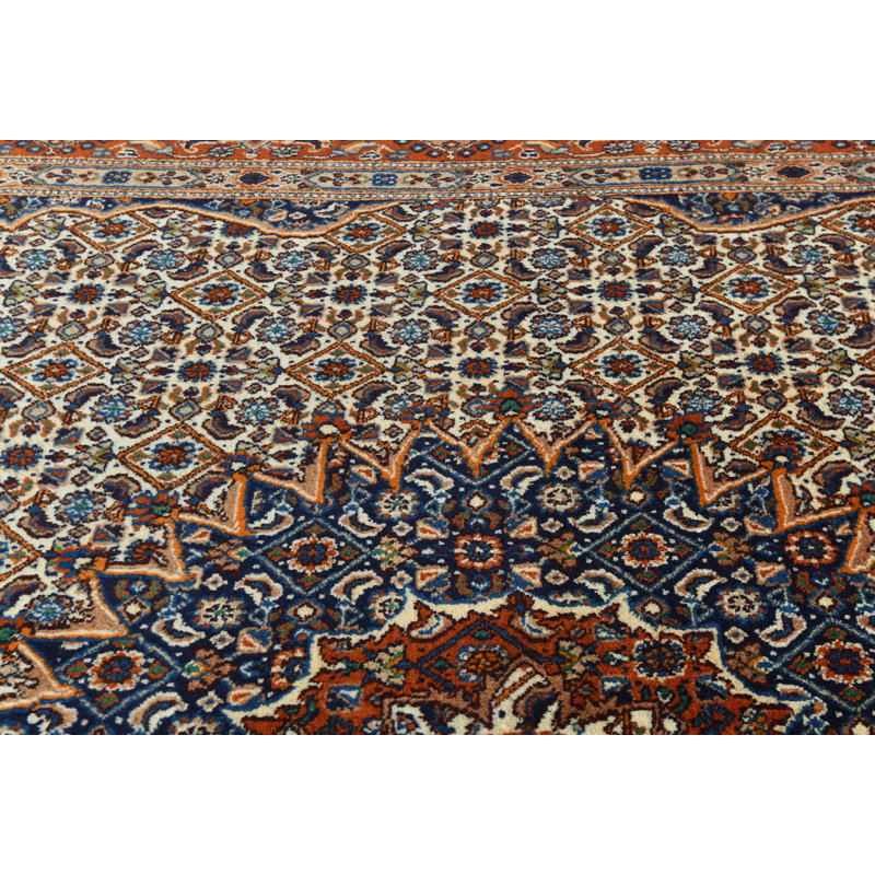 One-of-a-Kind Cream Traditional 7X10'5 Oriental Area Rug