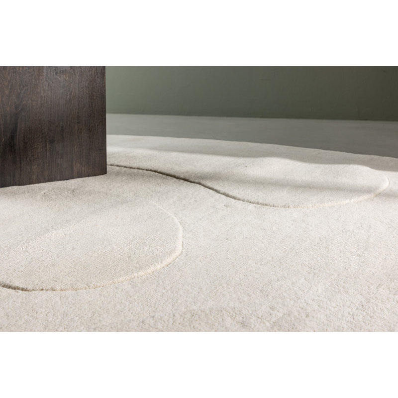 Arvene Wool 175cm X 290cm Area Rug, Beige