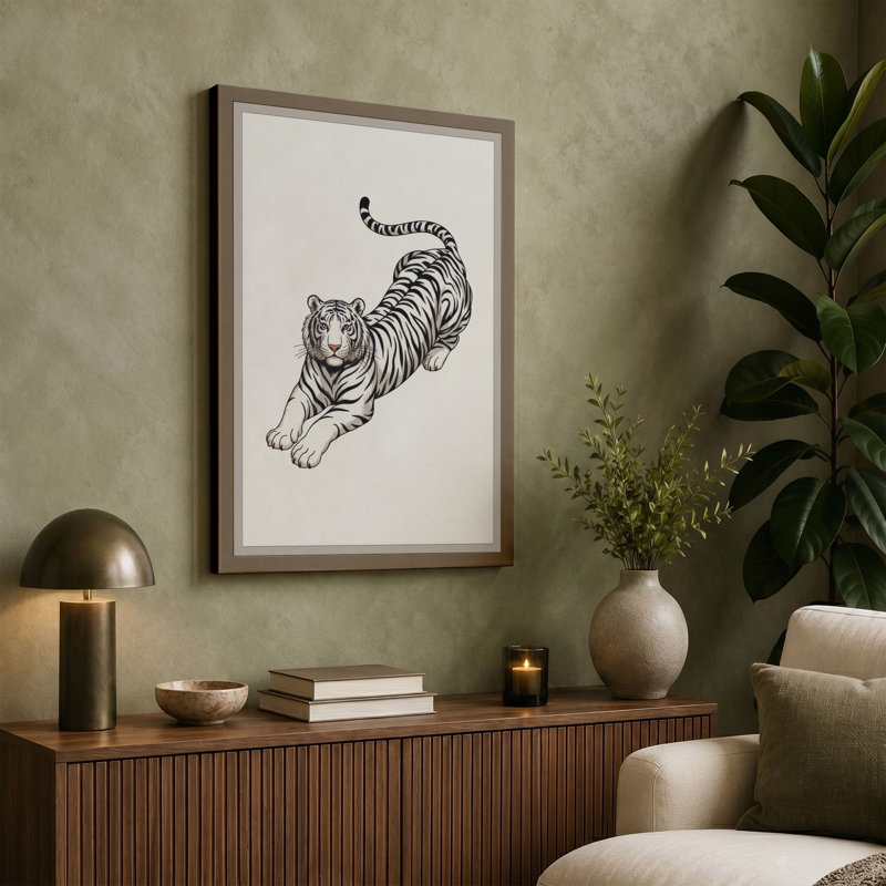 Print, 36x24 - 91.4 x 61.0 cm, Teal Border