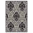 Arneshia Damask Sand/Black Area Rug-20794555