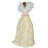 10" Champagne Angel Christmas Tree Topper Unlit