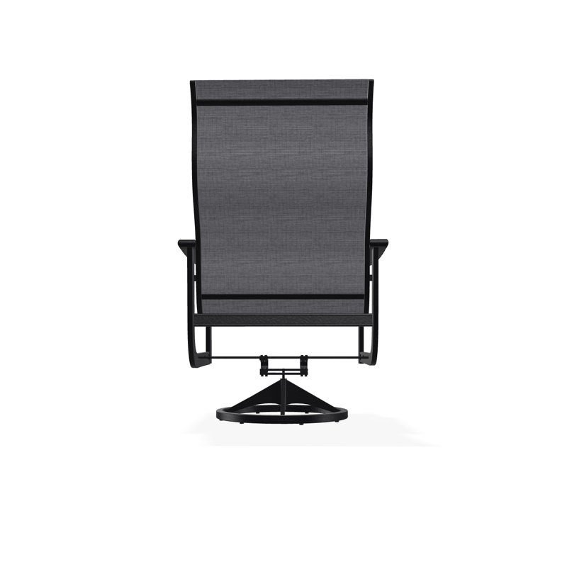 St. Catherine Polymer Outdoor Lounge Chair, Black, James