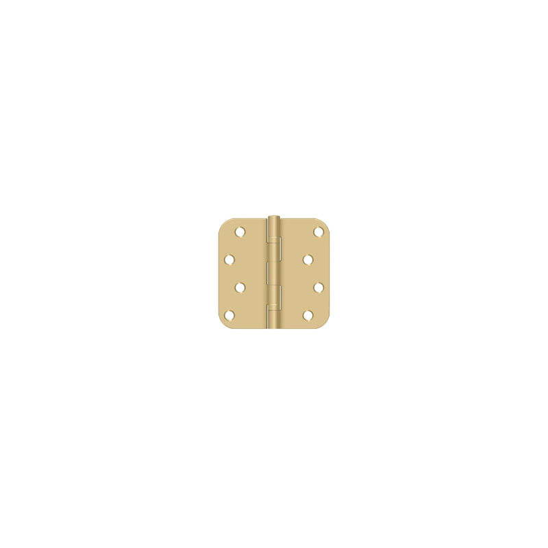 64'' x 64'' Steel Surface Mount Hinge, Brushed Brass