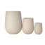 Ensemble de 3 pots à fleurs en forme d'œuf avec trous de drainage MGO-1743582942