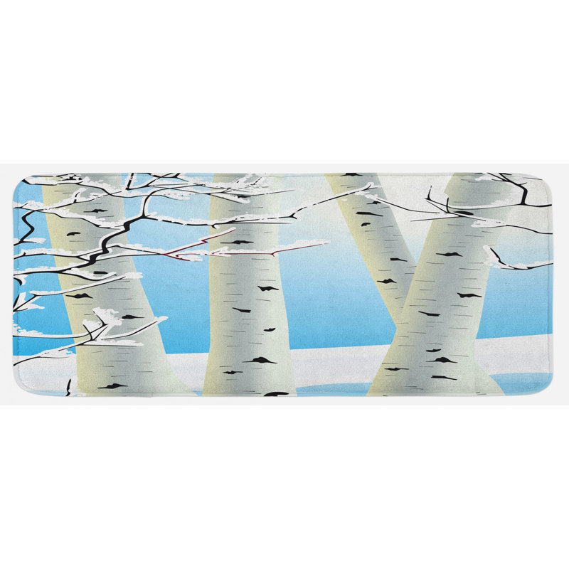 Tapis de cuisine d'hiver