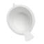 Pot à fleurs en céramique brillant pour oiseaux de 4 po Zygi (blanc)-673452330