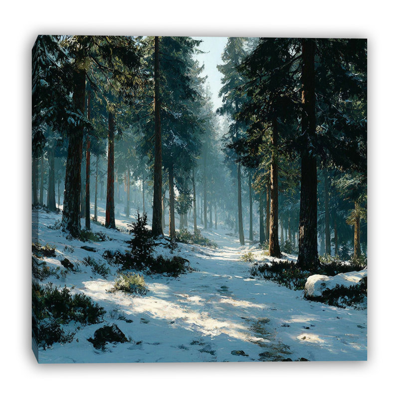 Art mural sur toile Misty, 40 po x 40 po
