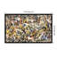 «Convergence» par Jackson Pollock - Reproduction d'art graphique sur papier encadré