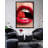 Raspberry Delight, reproduction d'art acrylique