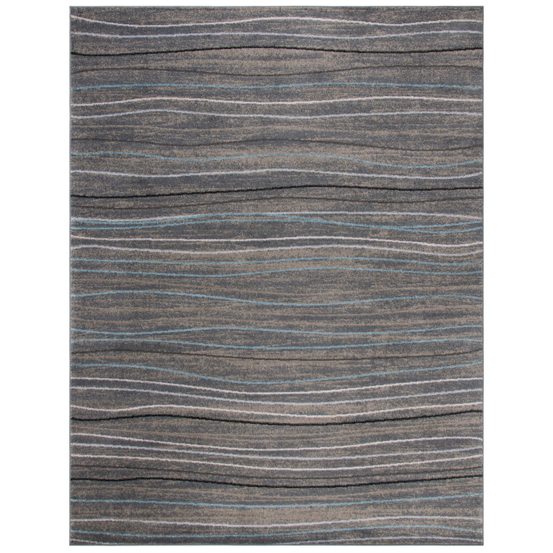 Tapis à motif abstrait Mcnealy, Rectangle 8 pi x 10 pi