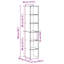 Aimi 80cm H x 30cm W Bookcase-724579718