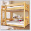 Queen Over Queen Bunk Bed With Storage Shelves And USB Ports-1282008520