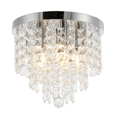 Salley 5-Light 11" Crystal Flush Mount