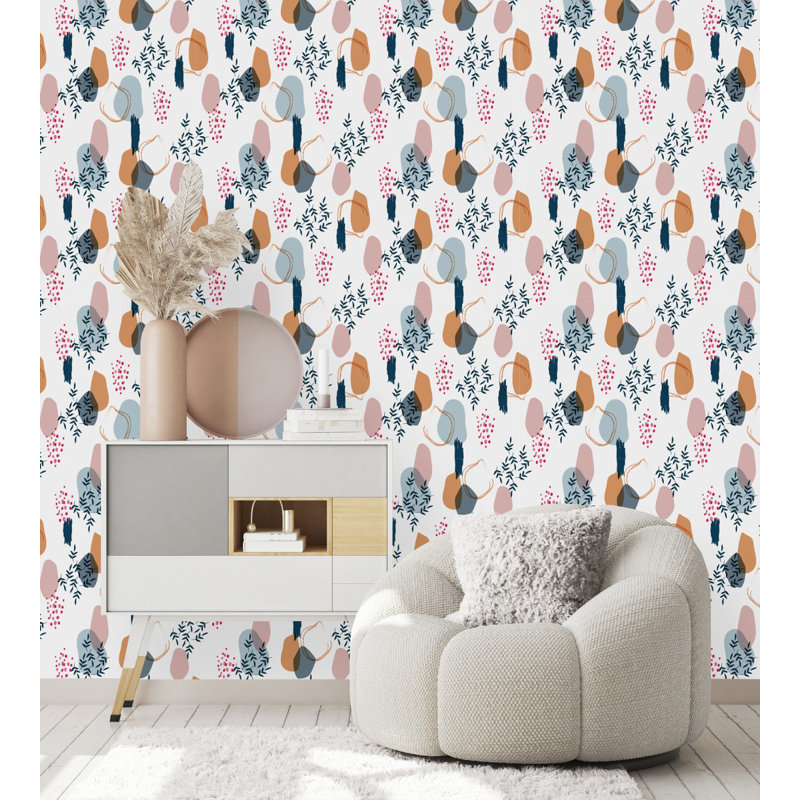 Floral Tile, 2.08' W x 10.42' L