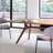 Simple and elegant solid wood dining table-110734056