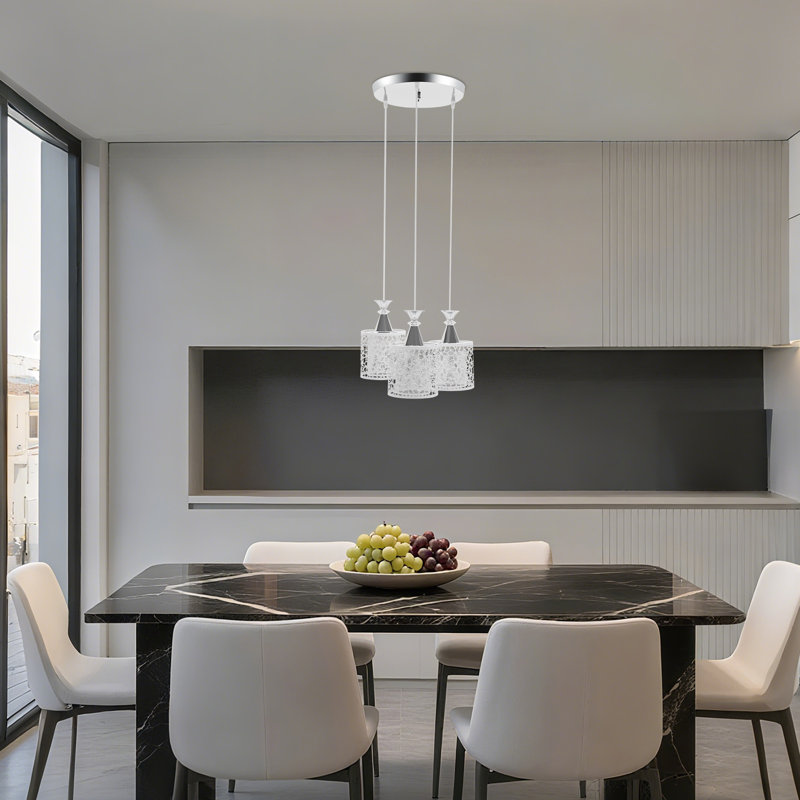 Enyeart 3 - Light Modern Cylinder Pendant Light Adjustable Heigt