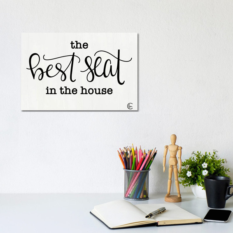 Best Seat by Fearfully Made Creations - Wrapped Canvas Gallery-Wrapped Canvas Giclée, 20.32 cm H x 30.48 cm W