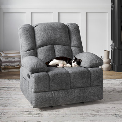 Greta 40.1" Wide Upholstered Recliner