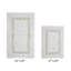 Ensemble de tapis pour salle de bain 2 pièces 100% coton 2370 g / m² Broshouse, tapis de salle de bain touffeté ultra moelleux, super absorbant certifié OEKO-TEX®, réversible, lavable à la machine, confort semblable au spa, blanc / ivoire-1961748651-1922298103