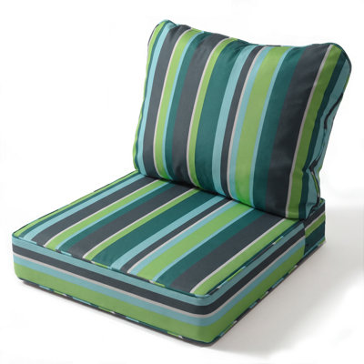 24" x 24" x 5" Waterproof Outdoor Deep Seat Cushion for Patio Furniture, Patio Furniture Replacement, Set of 4