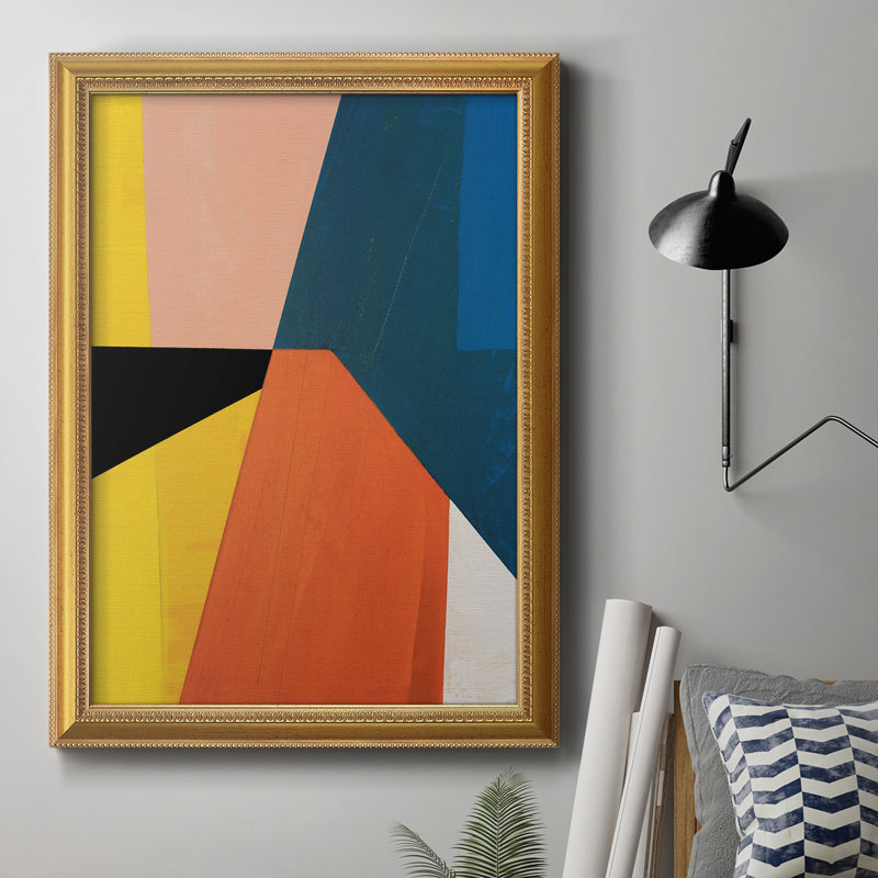 Modular IV " Modular IV " Painting Print, 20" H x 16" W x 2.5" D