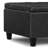 Harrison 30"W Upholstered Square Coffee Table Storage Ottoman with Split Lift Top-596577267