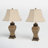 Polystone Room Table Lamp with Tapered Shade