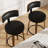 Chic Swivel Leather Upholstered Bar Stool For Ultimate Comfort And Style-1123261749