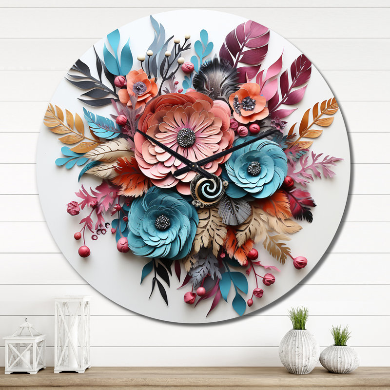 Metal Wall Clock, Extra Large