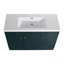 Lavabo de salle de bain autoportant et 2 portes d'armoire à fermeture en douceur -640615406-640615393