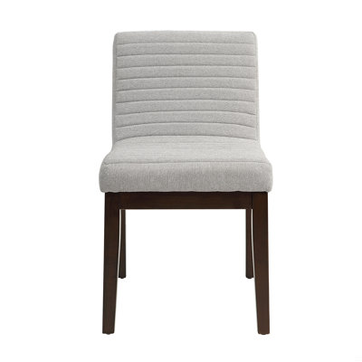 Chaise d'appoint en lin (ensemble de 2)