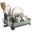 Gibson Home Nestcraft Full Size Rust Resistant Dish Rack with Drain Board and Flatware Caddy -120243243