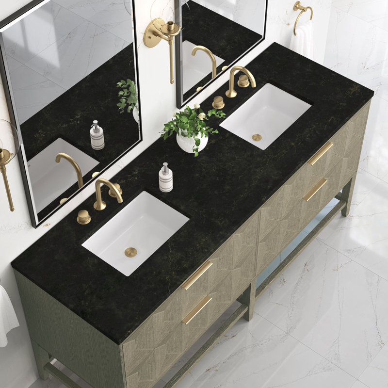 Emmeline 72'' W Double Vanity, Phantome Eclos, 8" Widespread
