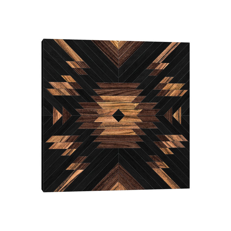 Urban Tribal Pattern No.7 by Zoltan Ratko - Print on Canvas, Wrapped Canvas, 66.04 cm H x 66.04 cm W x 1.91 cm D