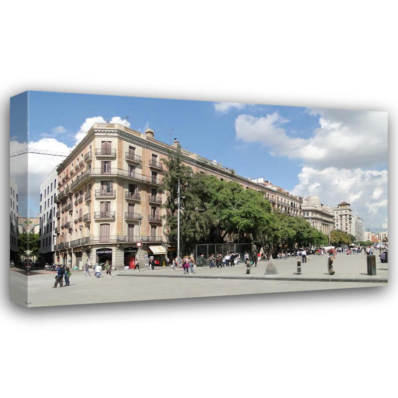 Placa Nova, Barcelona, Spain, 24'' H x 40'' W