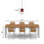 Luminaire suspendu en verre soufflé à la main l 6 po Hilary - George Oliver-283505201