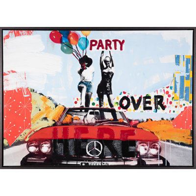 Party Over Here Print by Elige