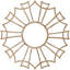 Médaillon de plafond en bois Augustus-63412104-63412090