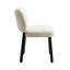 Chaise de salle à manger en tissu texturé Foxy-114319069-114319070