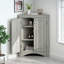 Armoire de rangement triangulaire pour salle de bain avec tablettes réglables, armoire de plancher autoportante pour la cuisine à domicile-1271423703