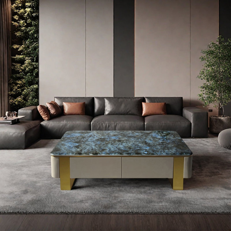 Table basse Minimalist, H 15,74 po x L 51,18 po x l 27,55 po