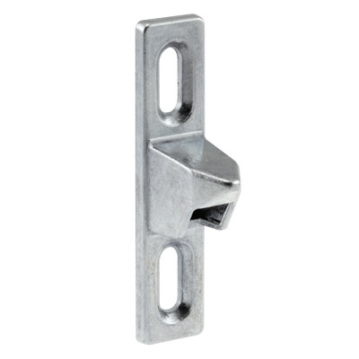 Porte coulissante large 1/2 po avec moulé sous pression chromé (paquet de 2)