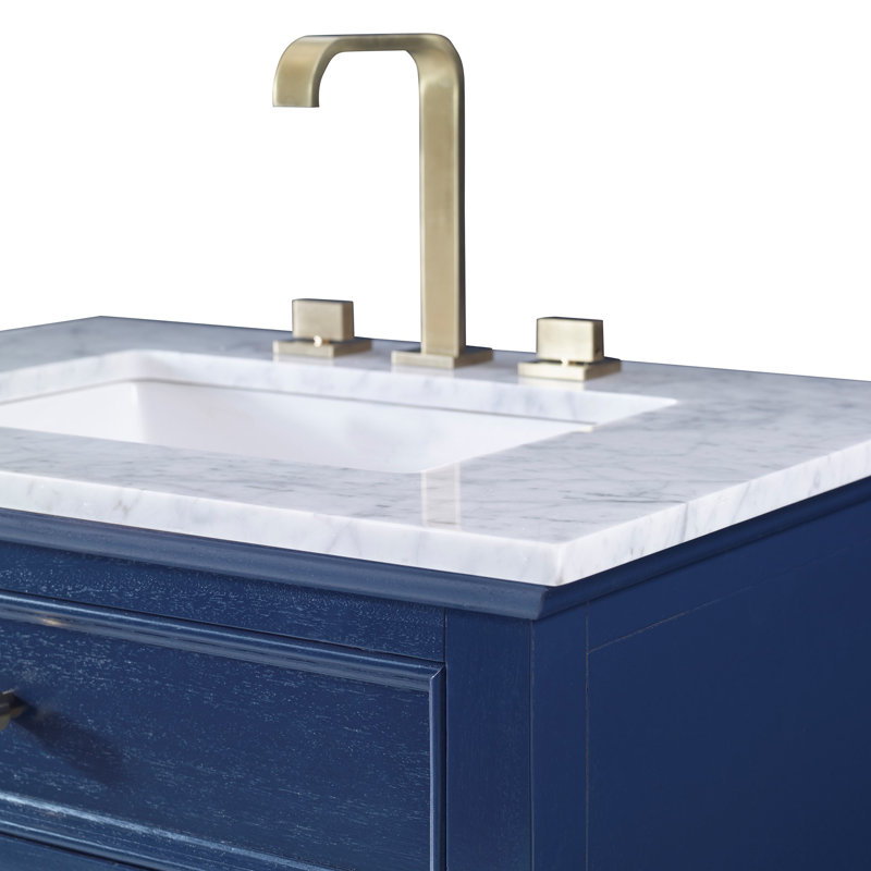 Louvered 30'' W Single Vanity