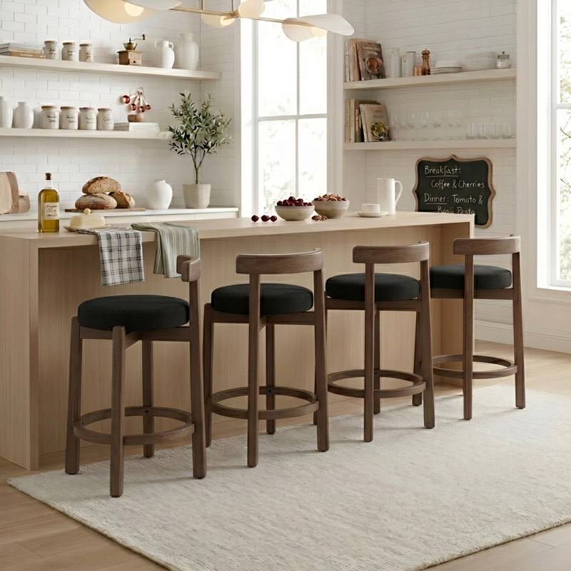 Tabouret de bar pivotant, Black