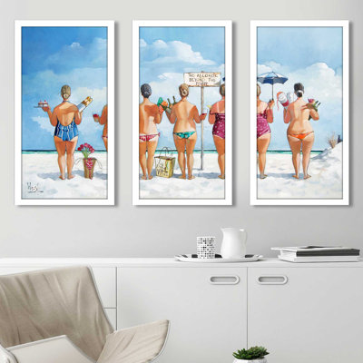 " No Alcohol Beyond This Point II " by Ronald West 3 - Pieces
