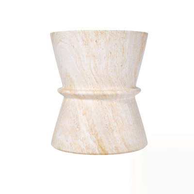 Hourglass Shape Outdoor Side Table