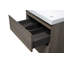 Meuble-lavabo flottant 24 po avec lavabo, armoire de rangement murale moderne, tiroirs à fermeture en douceur, lavabo supérieur en résine-116332382